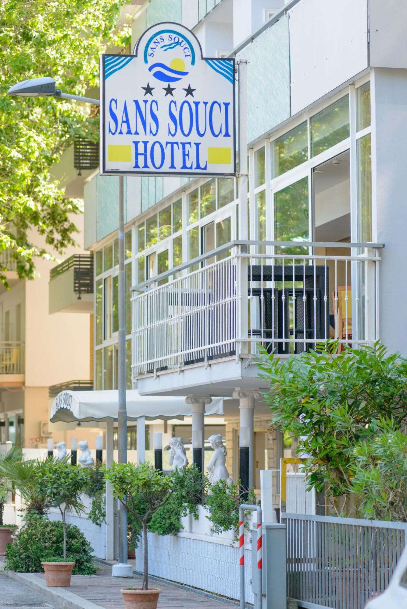 Hotel Sans Souci Ріміні Екстер'єр фото
